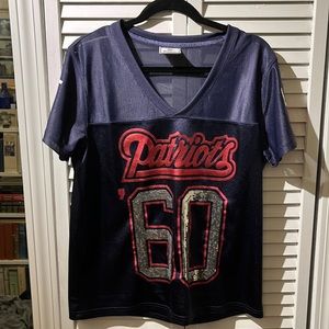 NFL Victoria’s Secret Pink with 5th & Ocean, New England Patriots Jersey
